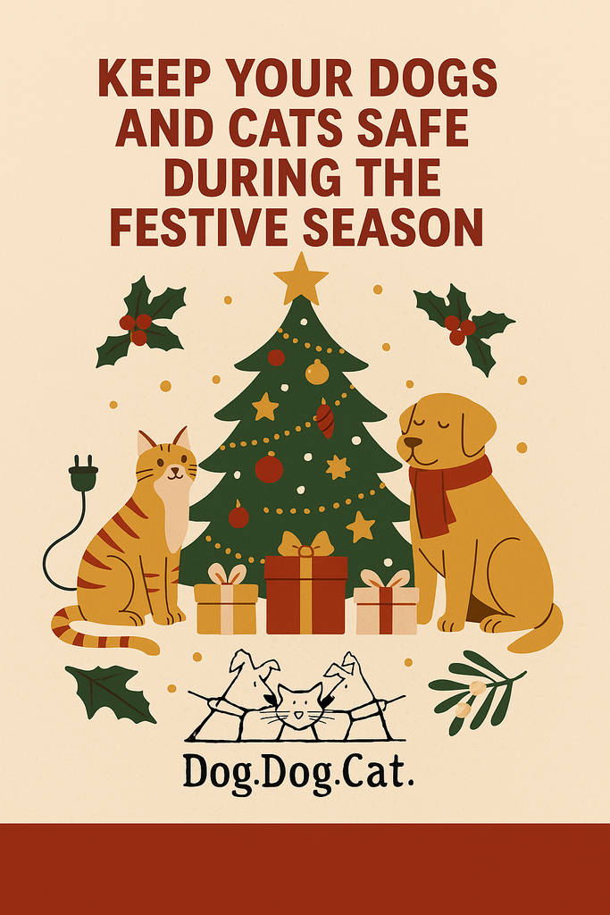 🎄 Holiday Pet Safety Tips from Dog.Dog.Cat.
