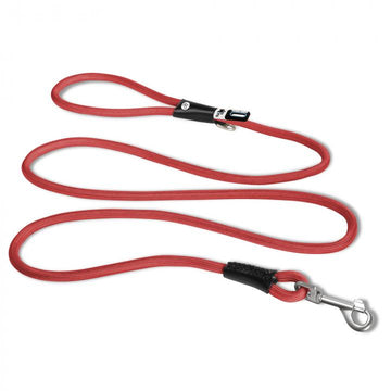 Curli Stretch Comfort Leash - Durable and Flexible Dog Leash for Comfortable Walks - Red - Dog.Dog.Cat.