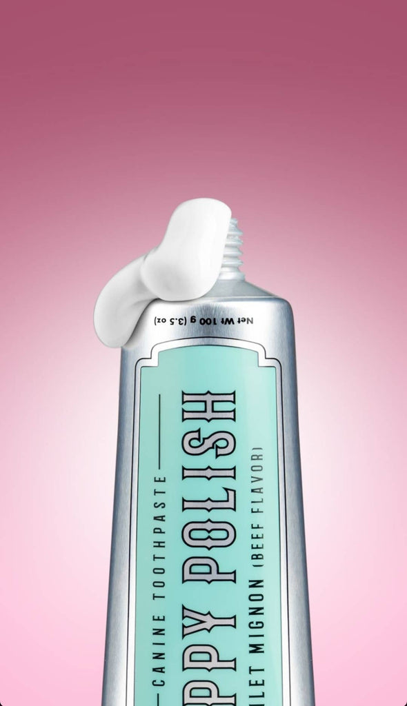 Wag & Bright Supply Co. - Puppy Polish Toothpaste - Filet Mignon (Beef) - Dog.Dog.Cat.