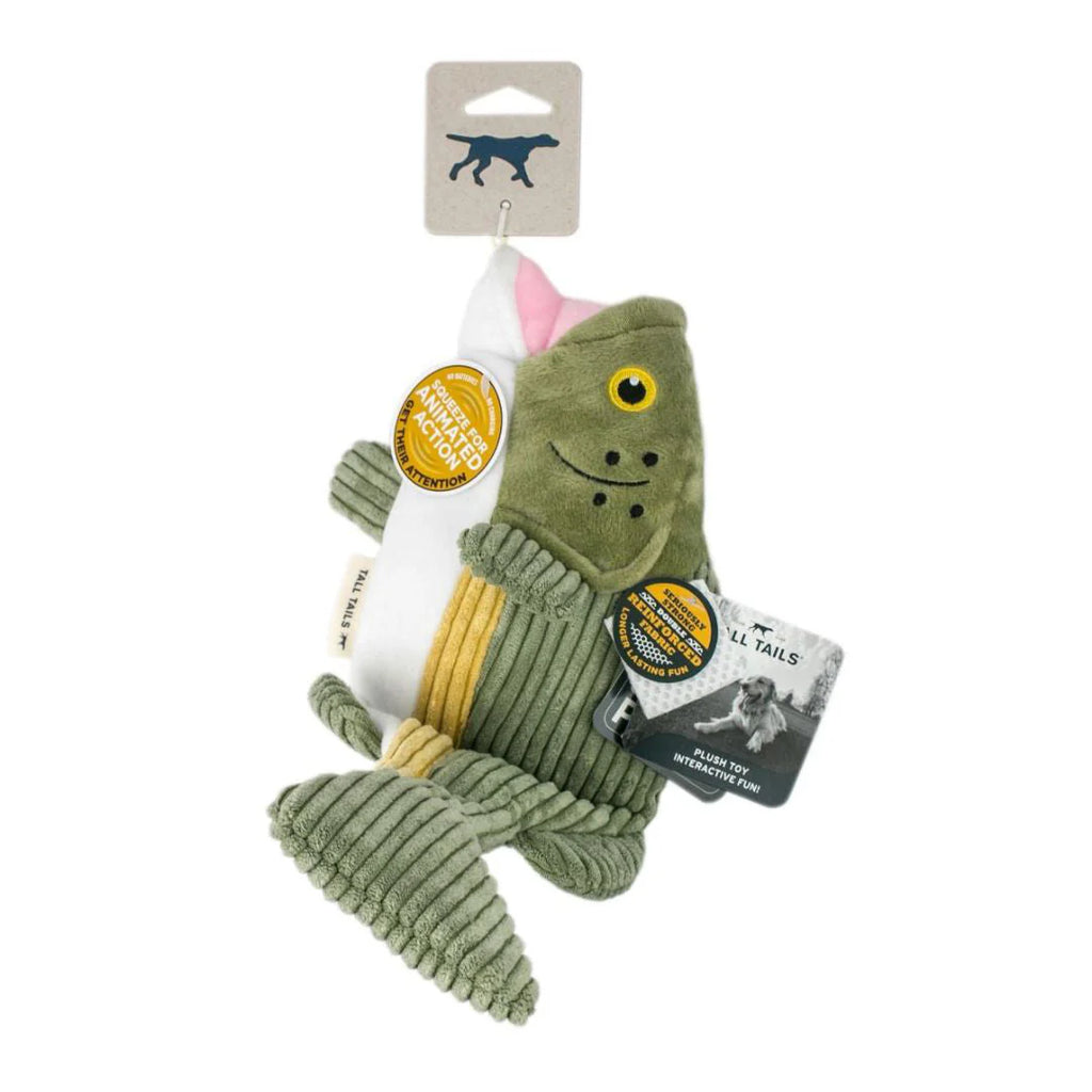 Tall Tails Dog Toy-Big Fish : 14" - Dog.Dog.Cat.