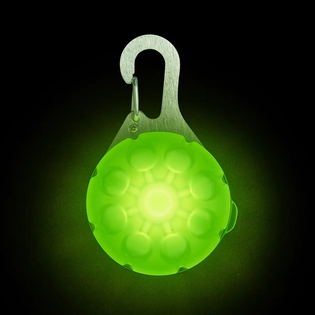 Nite Ize SpotLit® Rechargeable Collar Light - Green - Dog.Dog.Cat.