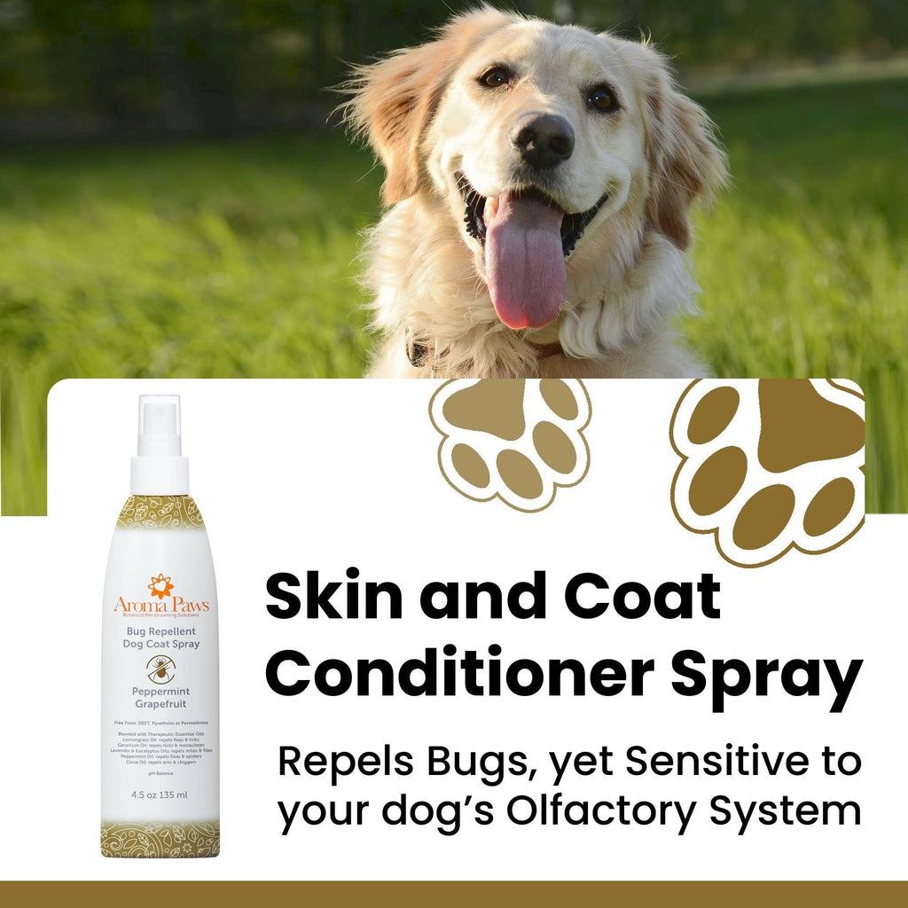 Aroma Paws - 4.5 Oz Repellent and Dog Coat Spray Collection - Dog.Dog.Cat.