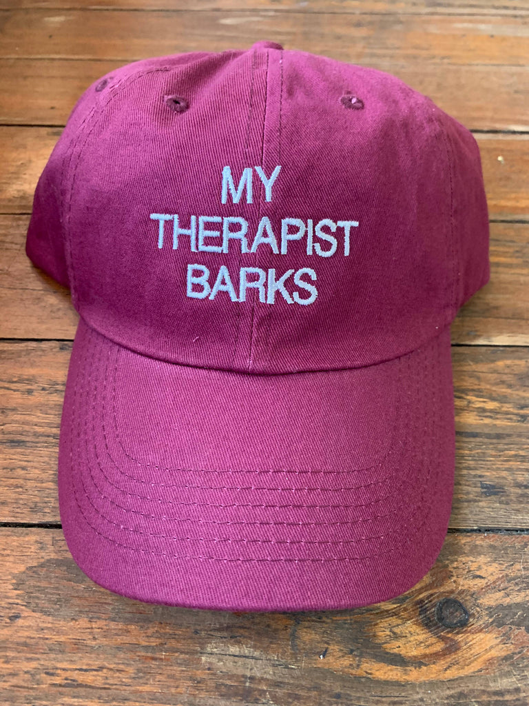 My Therapist Barks Hat - Dog.Dog.Cat.