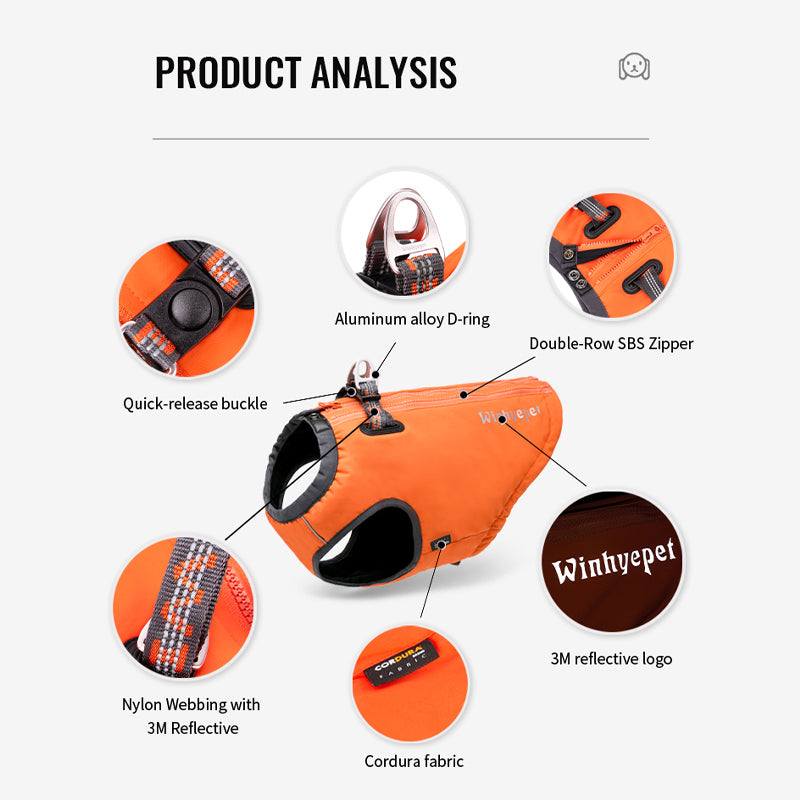 Premium Waterproof Winter Dog Coat YG1871 - Dog.Dog.Cat.