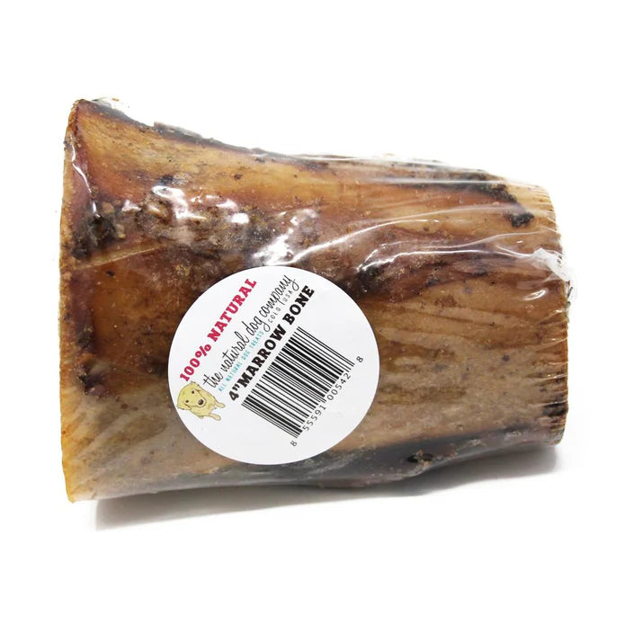 4" Beef Marrow Bone- Tough Dog Chew (Bulk - Shrinkwrapped) - Dog.Dog.Cat.