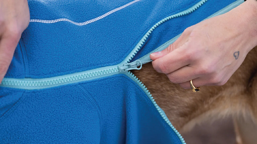 Ruffwear Climate Changer™ Dog Fleece technical, breathable fleece - Blue Jay - Dog.Dog.Cat.