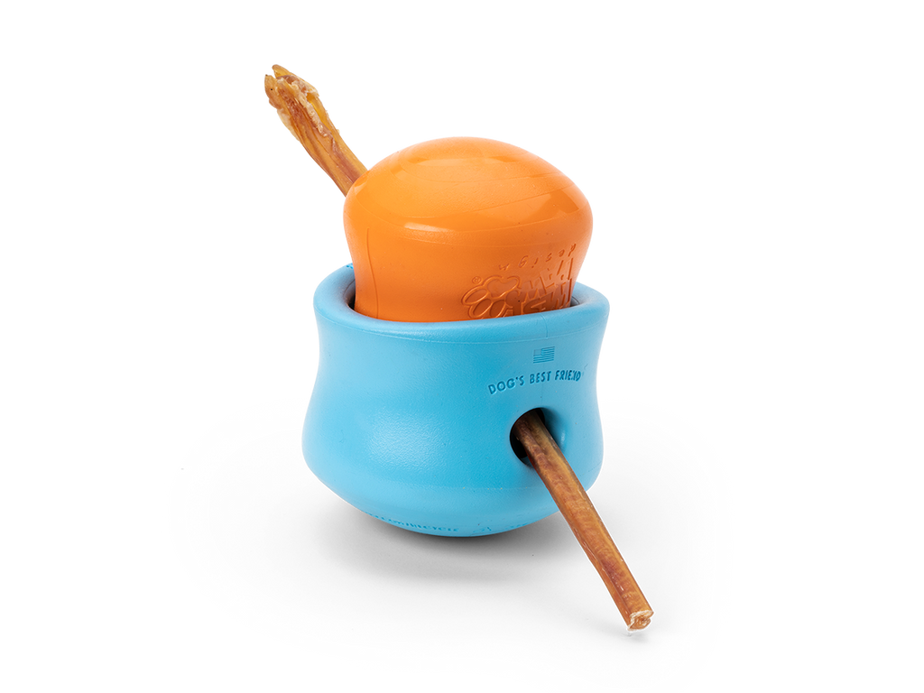 West Paw - Toppl® Puzzle Treat-Dispensing Slow Feeder Dog Toy - Dog.Dog.Cat.