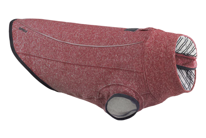 Ruffwear Hemp Hound Sweater - Fired Brick & Helio Purple - Dog.Dog.Cat.