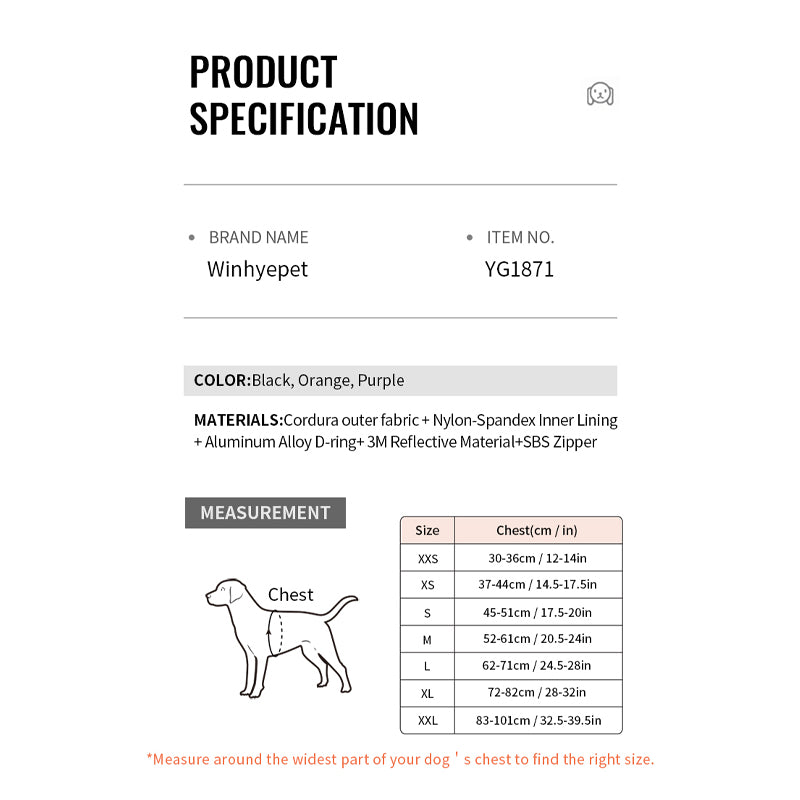 Premium Waterproof Winter Dog Coat YG1871 - Dog.Dog.Cat.