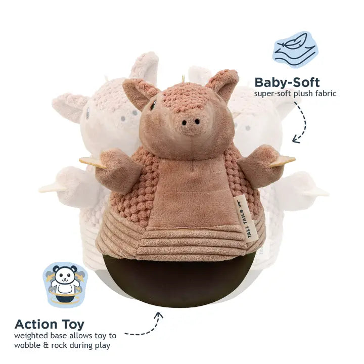 Tall Tails Plush Rolly Polly Armadillo 9" - Dog.Dog.Cat.