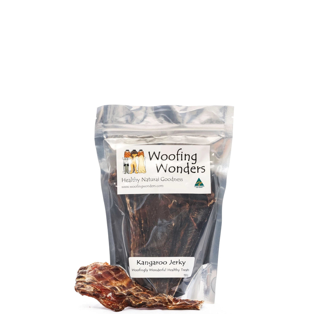 Woofing Wonders Kangaroo Jerky - Dog.Dog.Cat.