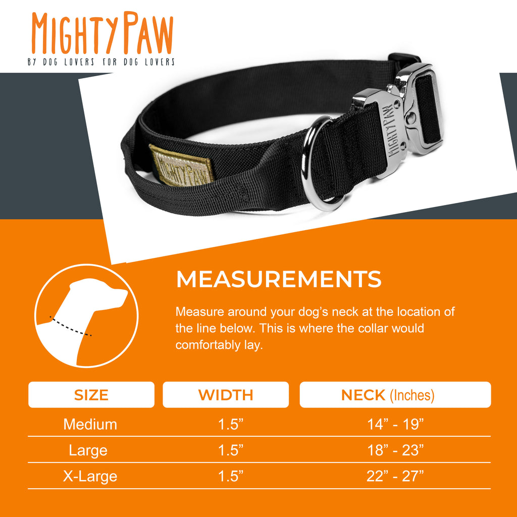 Mighty Paw - Tactical Dog Collar - Dog.Dog.Cat.