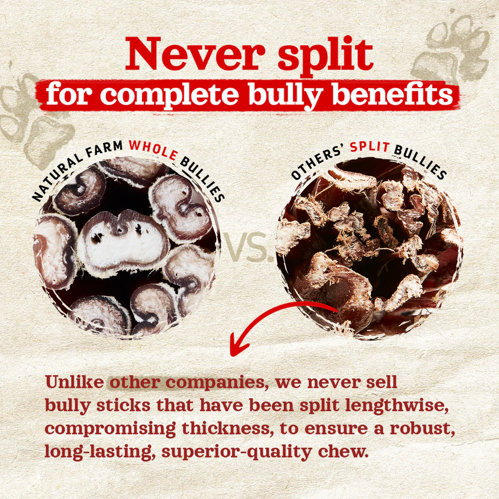 Natural Farm Power Bully Stick - Dog.Dog.Cat.