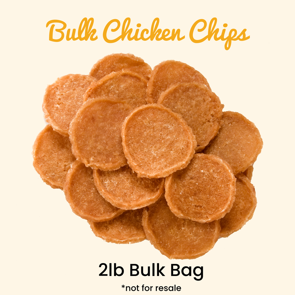 Farm to Pet Bulk Chicken Chips Natural Dog Treats – 2 lb - Dog.Dog.Cat.
