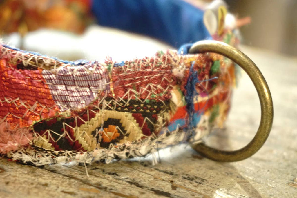 hundsfutter - Unique "patchwork1" dog collars - box with 4 sizes - Dog.Dog.Cat.