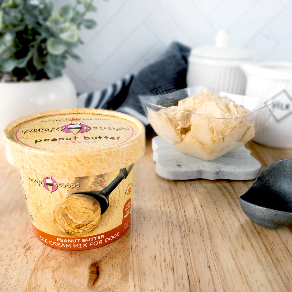 Puppy Scoops Ice Cream Mix- Variety Pack of 4 Flavors - Dog.Dog.Cat.