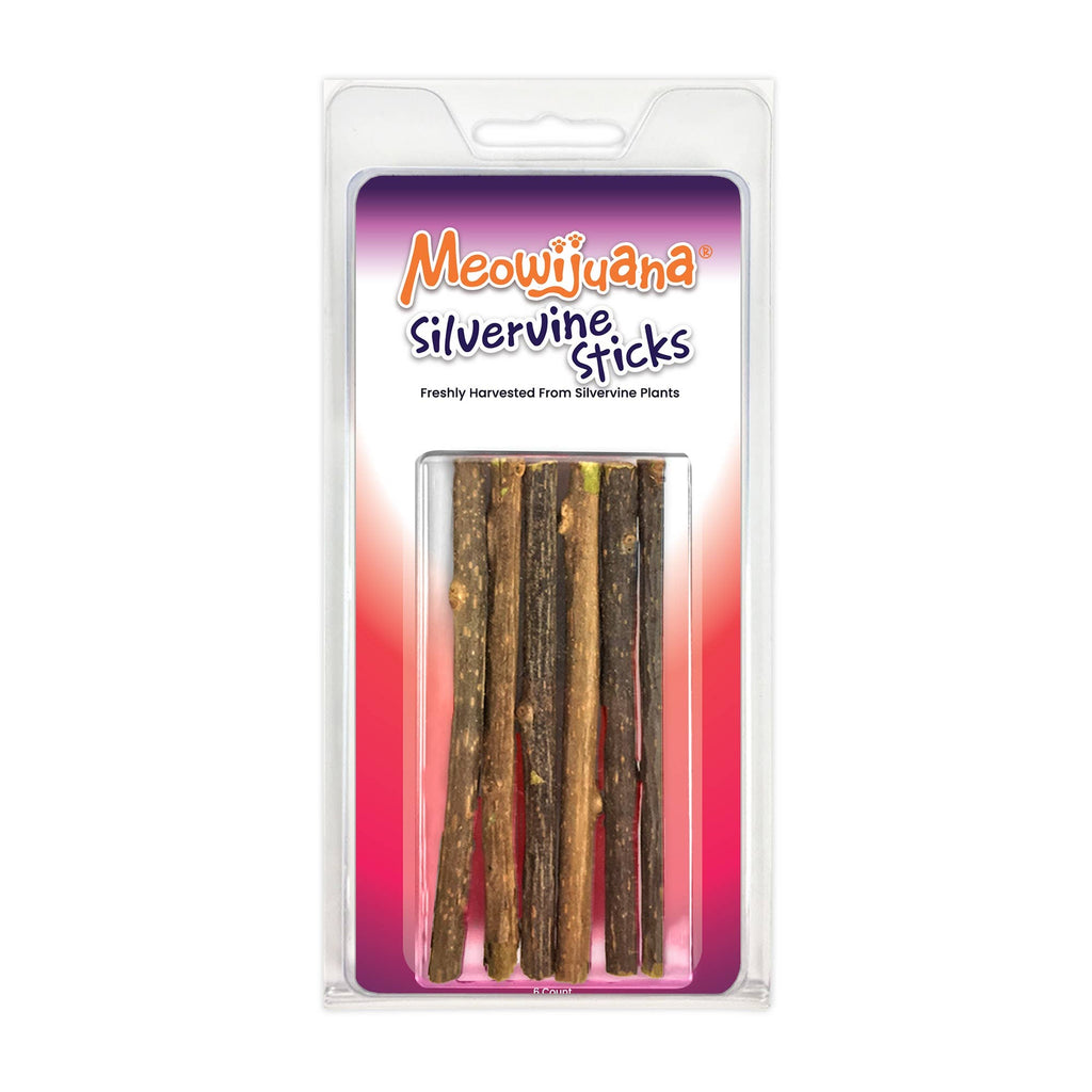 Meowijuana Silvervine Stick 6 pack - Dog.Dog.Cat.
