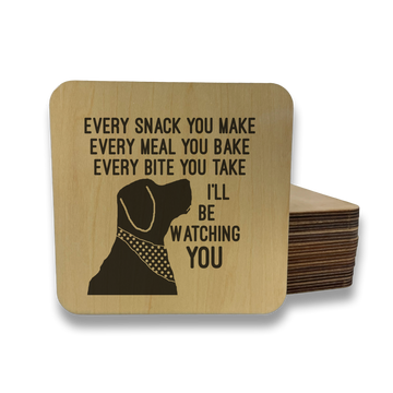 EVERY BITE YOU TAKE Magnet/Drink Coaster - Dog.Dog.Cat.
