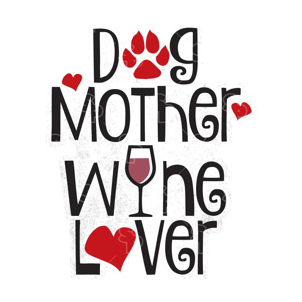 Sticker Pack Sticker SM-Dog Mother Wine Lover : SM - Dog.Dog.Cat.