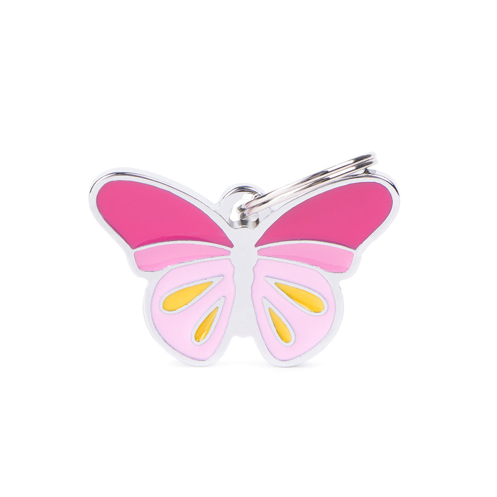 Charms Butterfly ID Tag - MyFamily - Dog.Dog.Cat.