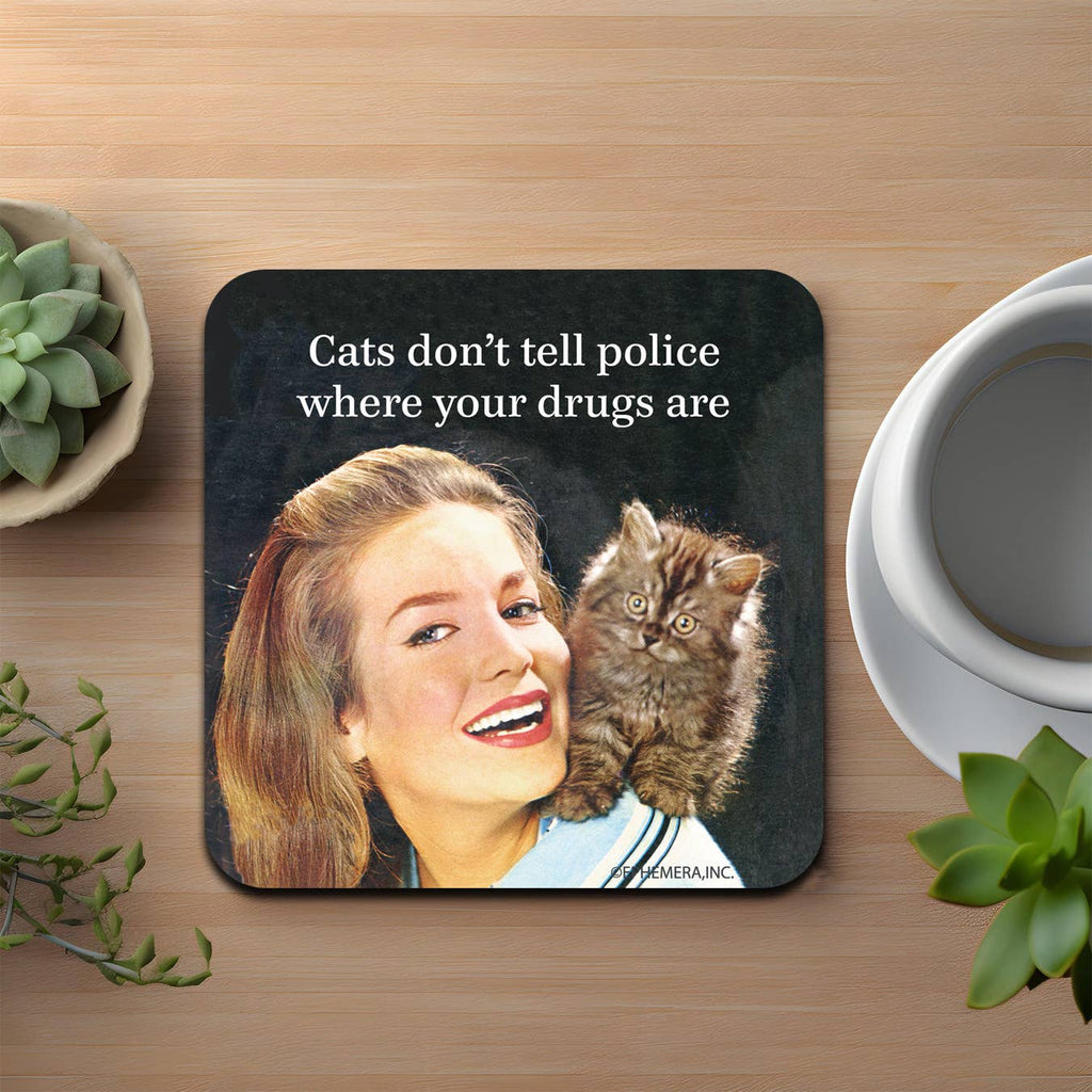 Cats don't tell Coaster - Dog.Dog.Cat.