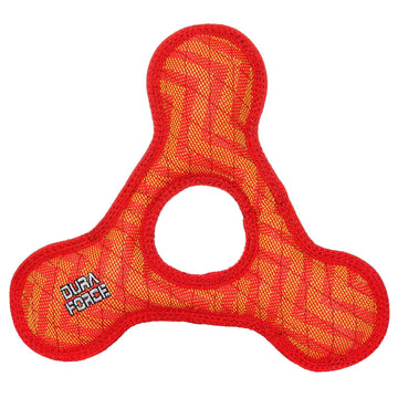 Tuffy Dog Toys - VIP Products - DuraForce Triangle Ring - Red, Durable, Squeaky Dog Toy - Dog.Dog.Cat.