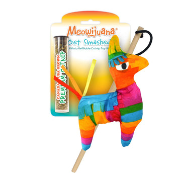 Meowijuana Get Smashed Pinata w/Wand Cat Toy - Dog.Dog.Cat.