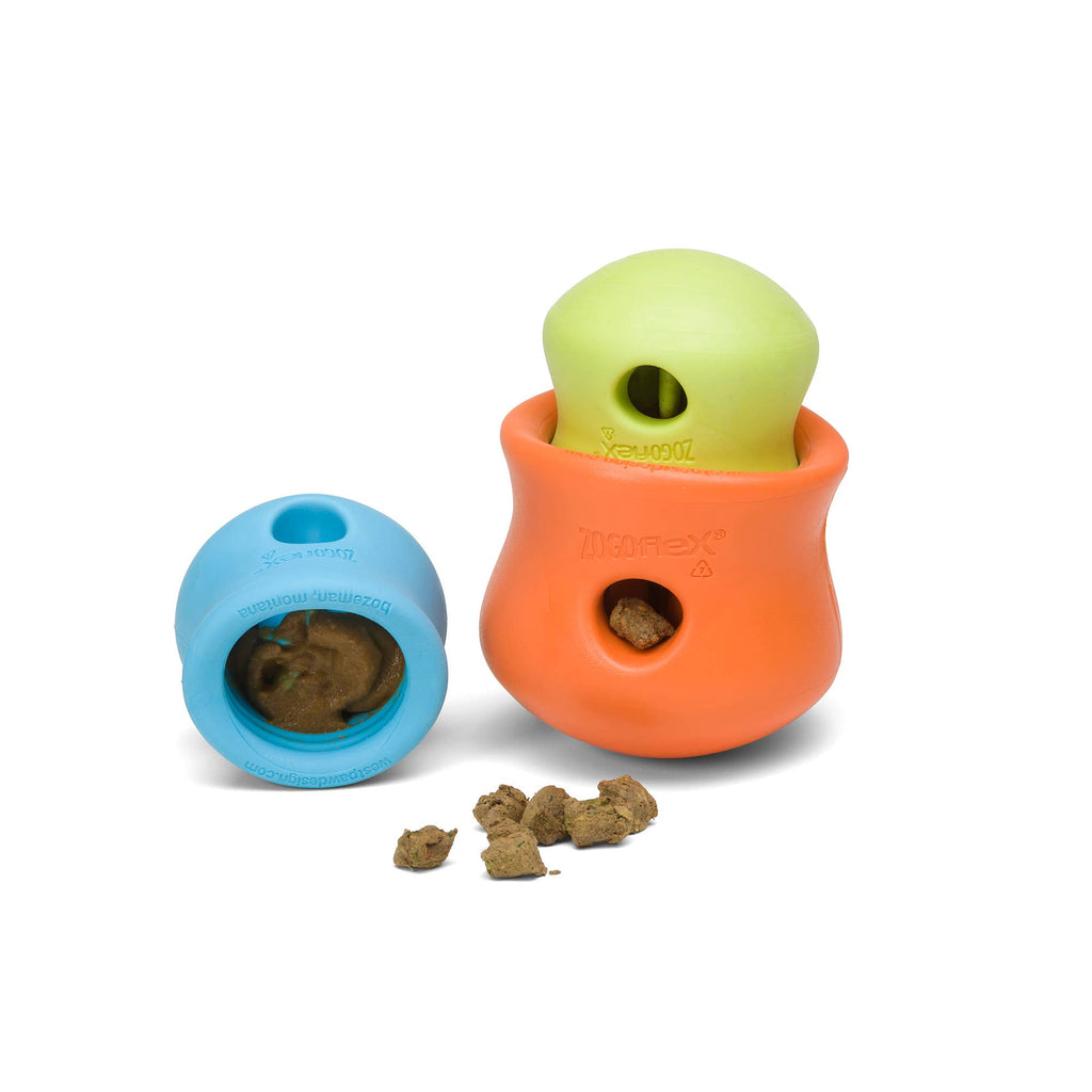 West Paw - Toppl® Puzzle Treat-Dispensing Slow Feeder Dog Toy - Dog.Dog.Cat.