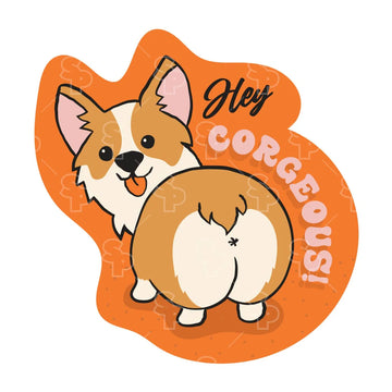 Sticker Pack Dog Sayings - Hello Corgeous - Sticker - Large - Dog.Dog.Cat.
