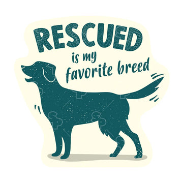 Sticker Pack Sticker SM-Rescued is my Favorite Breed : SM - Dog.Dog.Cat.