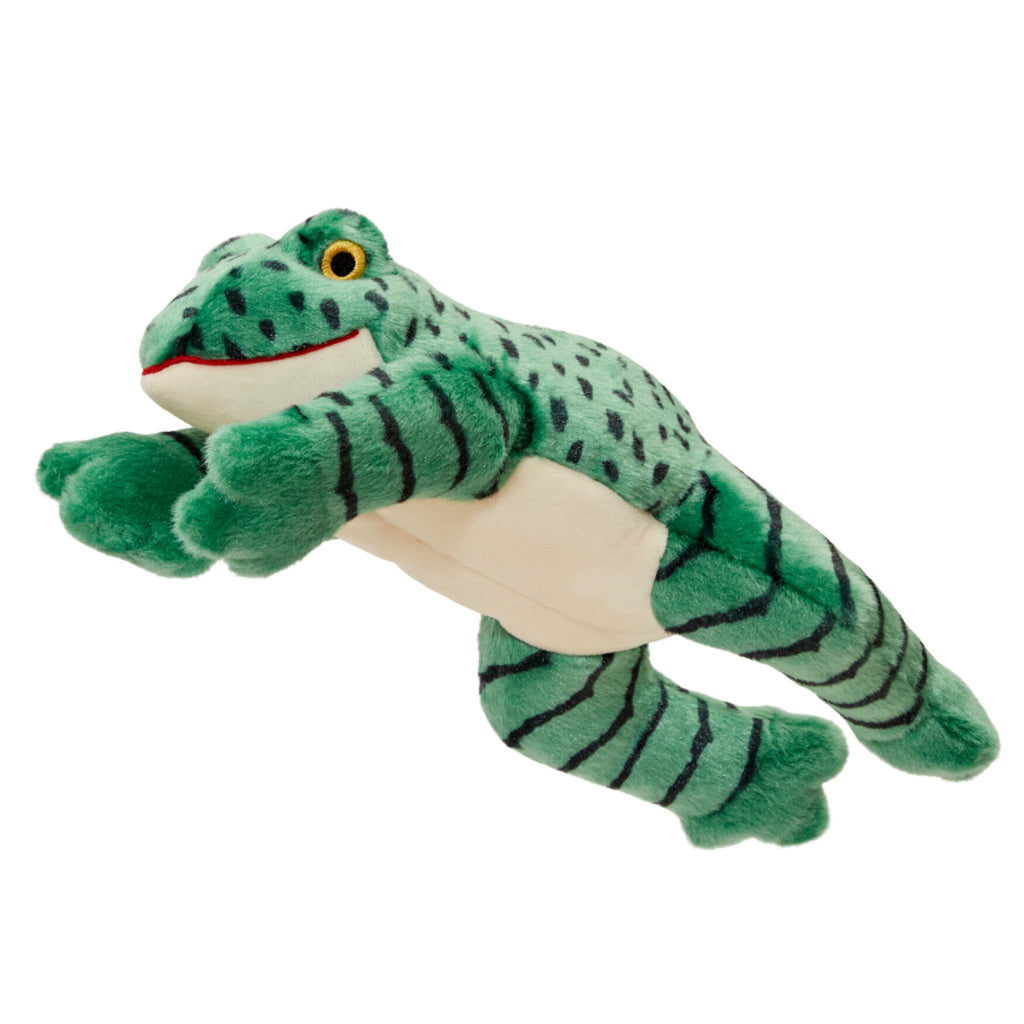 Fluff and Tuff Dog Toy- Oliver Frog - Dog.Dog.Cat.