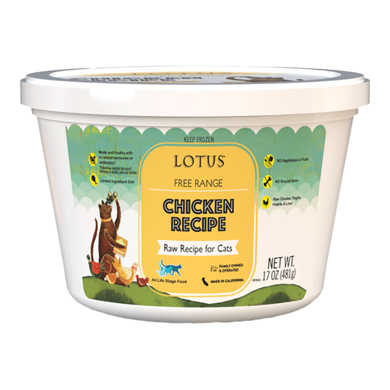 Lotus Cat Frozen Raw Chicken - Dog.Dog.Cat.