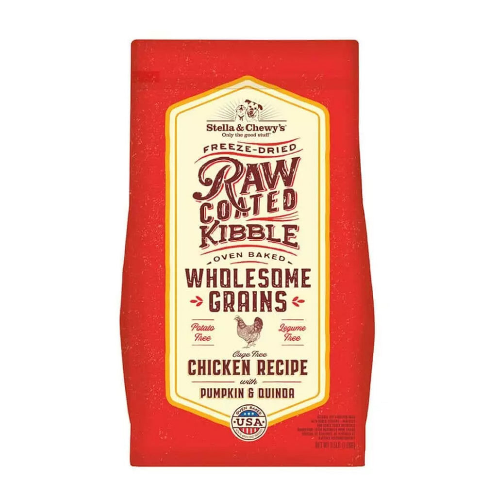 Stella & Chewy's Raw Coated Kibble Wholesome Grains Chicken Recipe Dry Dog Food - Dog.Dog.Cat.