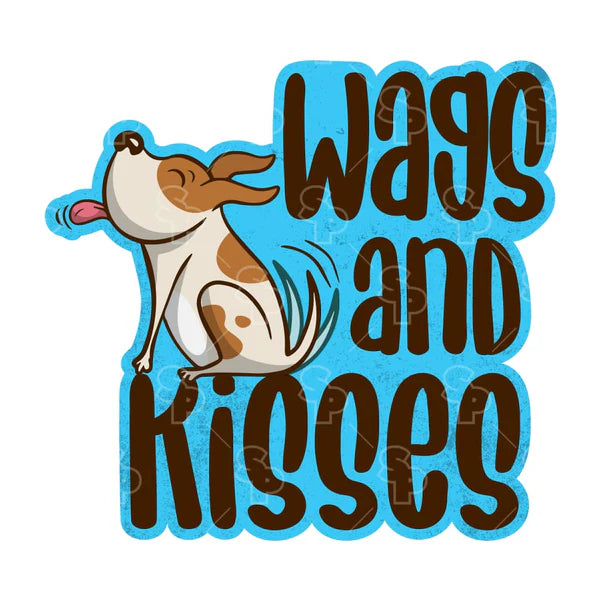 Wags and Kisses - Sticker - Small - Dog.Dog.Cat.