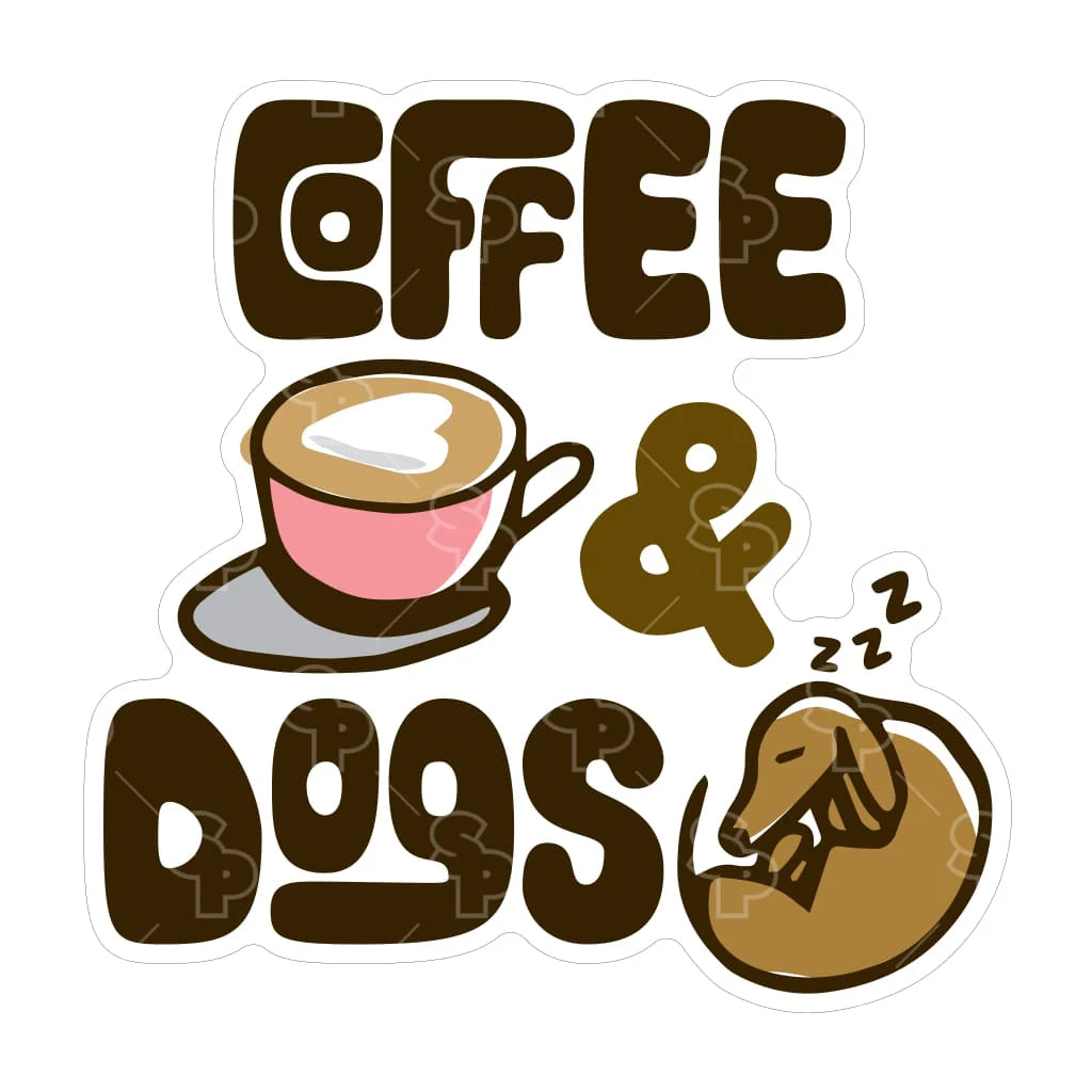 Sticker Pack Sticker SM-Coffee dog : SM