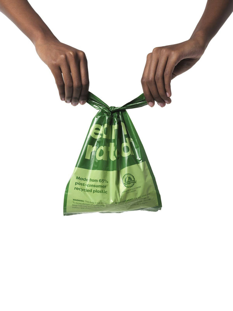 Earth Rated Unscented Easy-Tie Handle Bags 120ct - Dog.Dog.Cat.