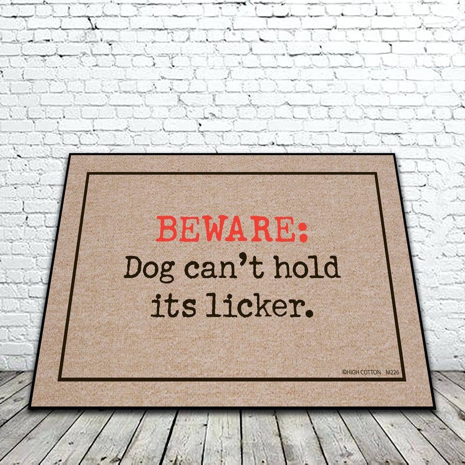 Dog Can't Hold Its Licker Mat - Dog.Dog.Cat.