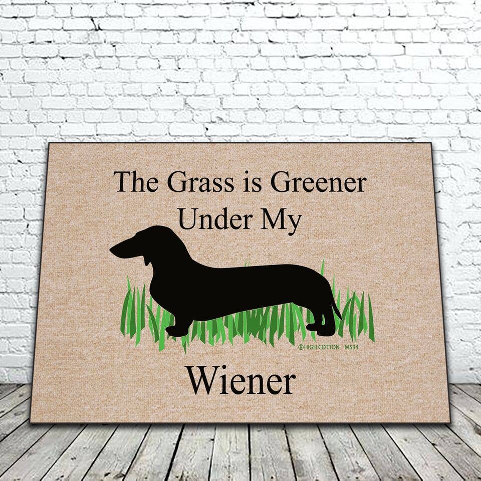 Grass Is Greener Mat - Dog.Dog.Cat.