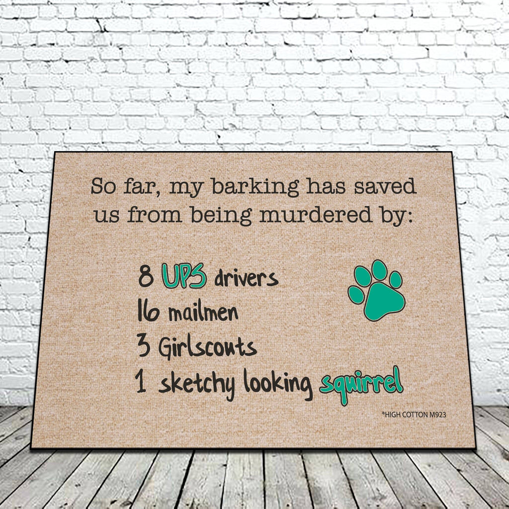 Ups Drivers Mat - Dog.Dog.Cat.