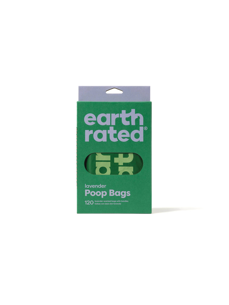 Earth Rated Lavender Easy-Tie Poop Bags 120ct - Dog.Dog.Cat.