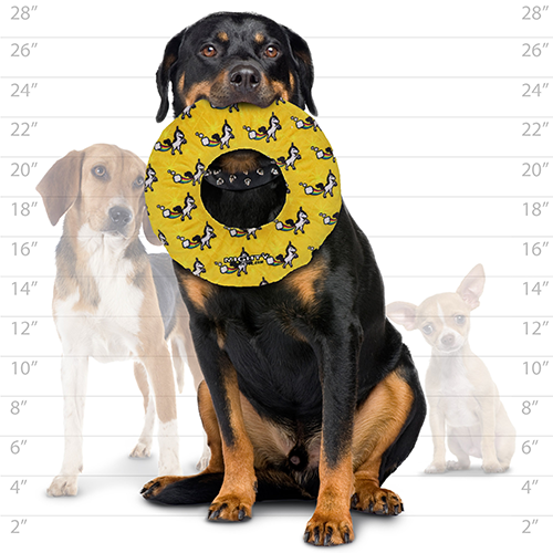 Tuffy Dog Toys - VIP Products - Mighty Ring - Unicorn, Durable, Squeaky Dog Toy, No Stuffing - Dog.Dog.Cat.