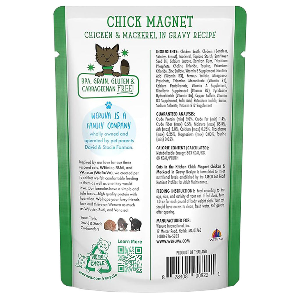 Weruva Cats in the Kitchen Chick Magnet Recipe Wet Cat Food - Dog.Dog.Cat.