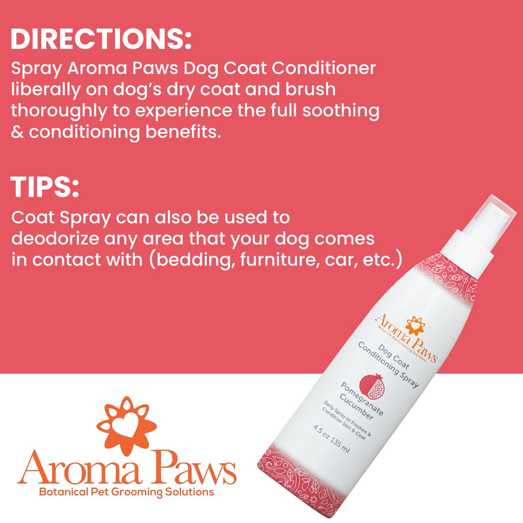 Aroma Paws - 4.5 Oz Repellent and Dog Coat Spray Collection - Dog.Dog.Cat.