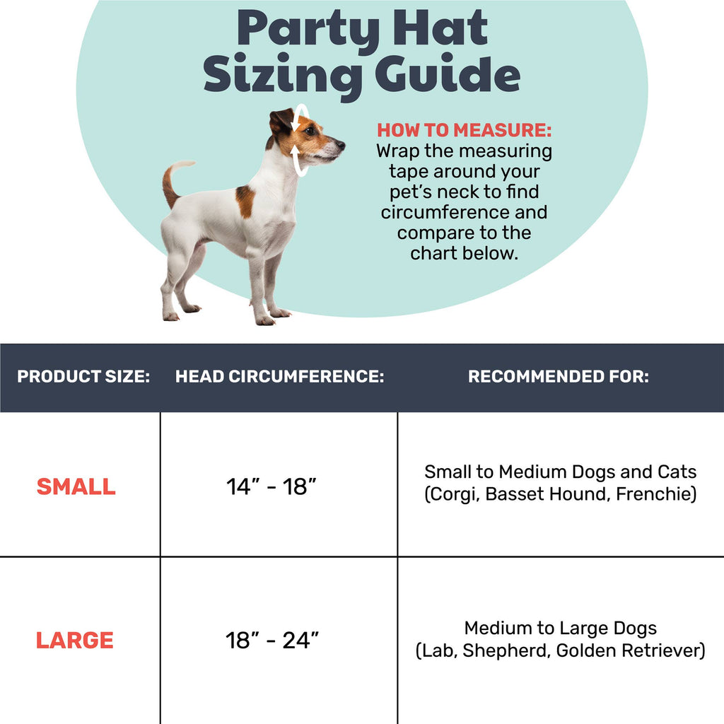 Huxley & Kent - Party Hat Party Time Blue with SnugFit® - Dog.Dog.Cat.