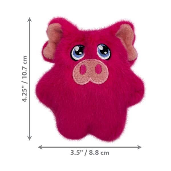 KONG® Snuzzles Mini Animal Dog Plush Toy - Dog.Dog.Cat.