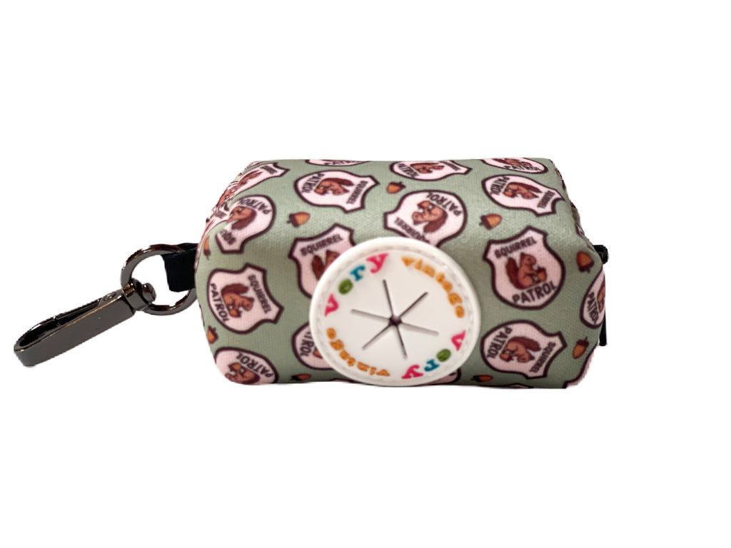 Squirrel Patrol – Recycled Eco-friendly Dog Waste Bag Holder - Dog.Dog.Cat.