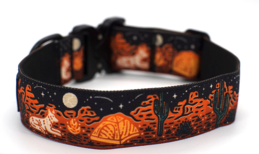 Desert Camp Out Dog Collar - Black - Dog.Dog.Cat.