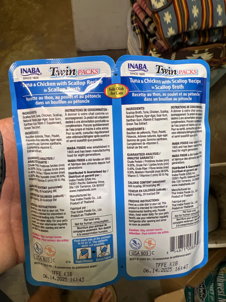 Inaba Twin Packs 2.8 oz - Dog.Dog.Cat.