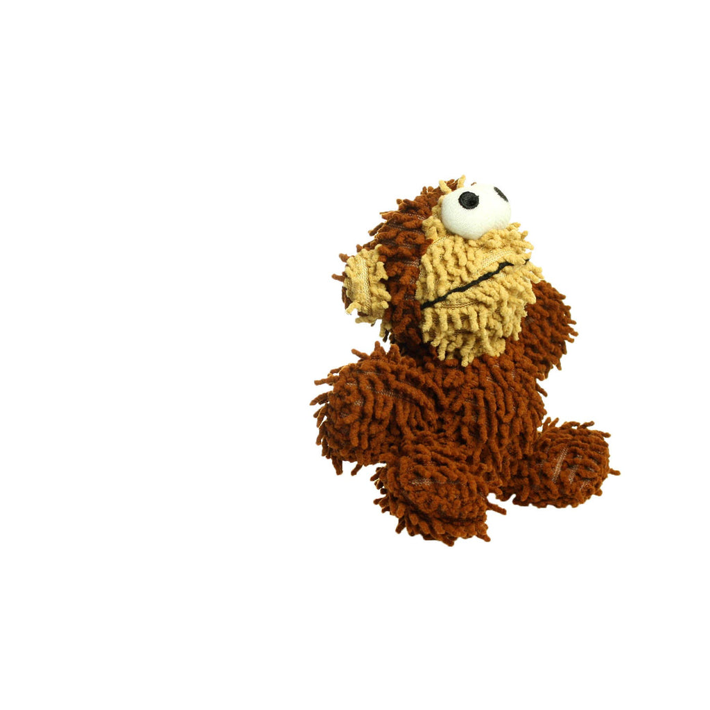 Tuffy Dog Toys - VIP Products - Mighty Jr Microfiber Ball Monkey, Durable, Squeaky Dog Toy - Dog.Dog.Cat.