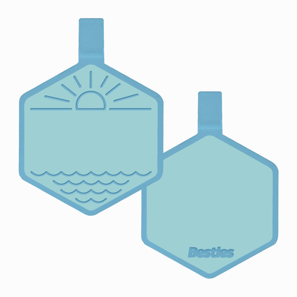 Besties Pets - Salt and Sun Silicone Dog ID Tag - Dog.Dog.Cat.